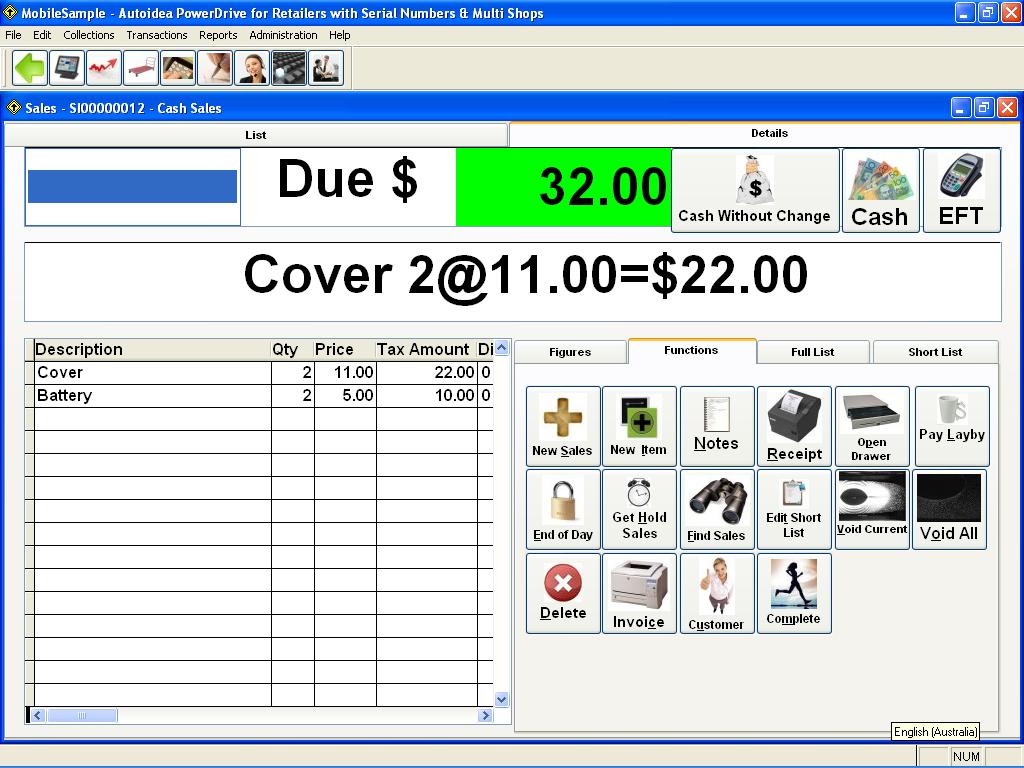 Autoidea PowerDrive for Retailers with Serial Numbers, Multi Shops & CRM screenshot