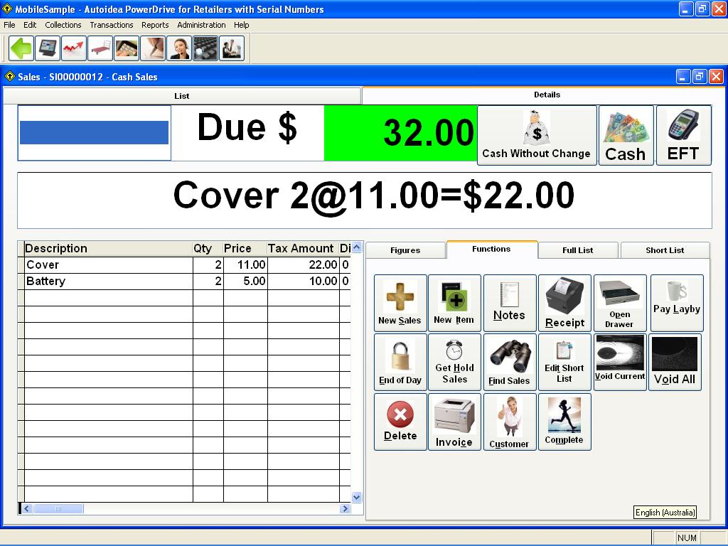 Autoidea PowerDrive for Retailers with Serial Numbers, Multi Shops, CRM & E-Commerce screenshot