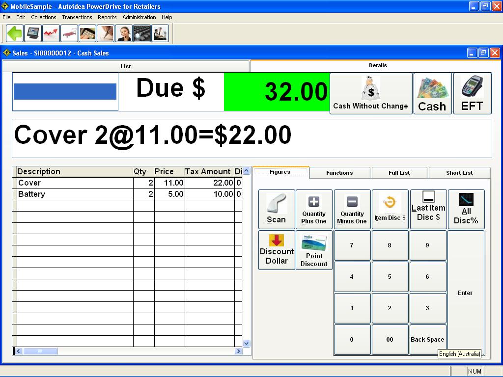 Autoidea PowerDrive for Retailers screenshot