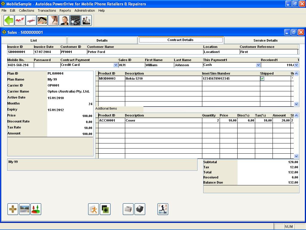 Autoidea PowerDrive for Mobile Phone Retailers & Repairers (Sales Only) screenshot